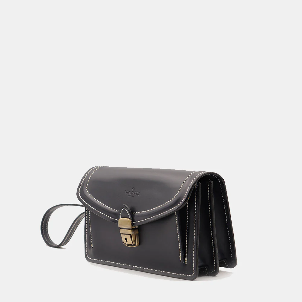 Beauty Uomo VIAVERDI Made in Italy in Pelle Blu - Image 5
