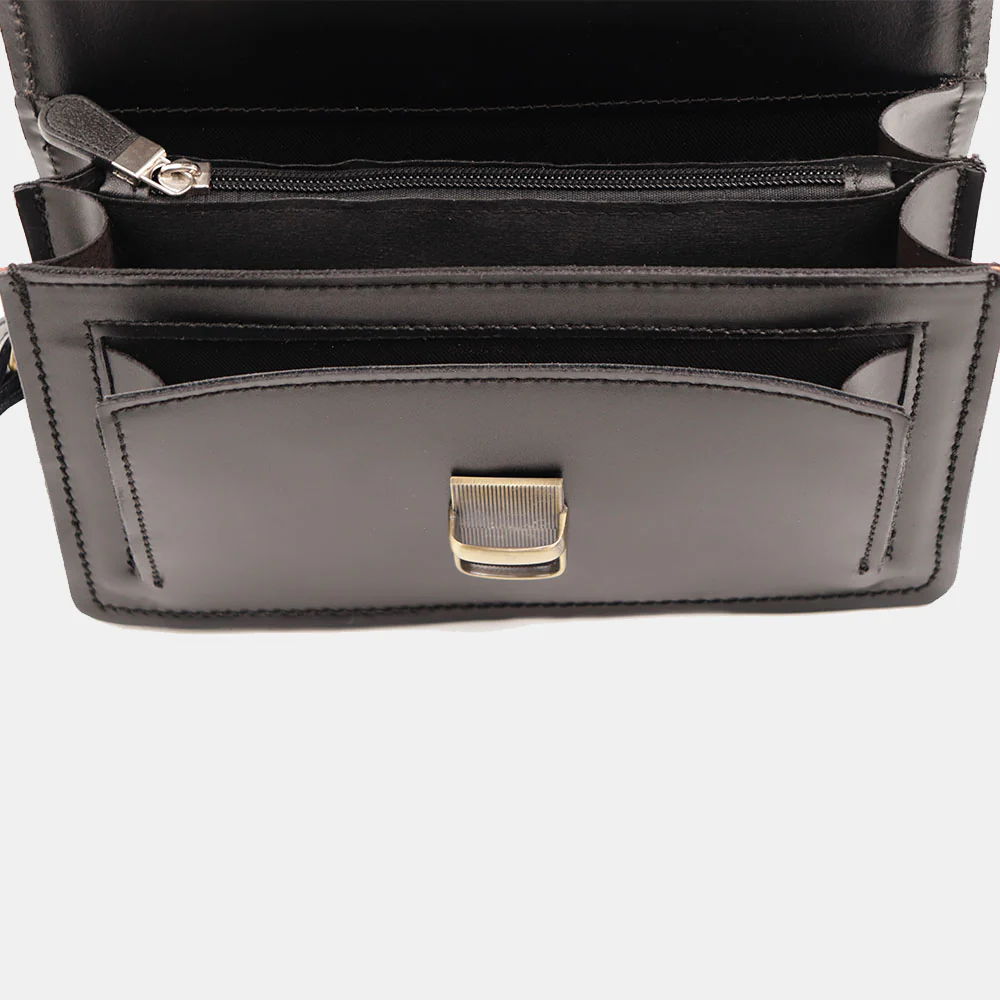 Beauty Uomo VIAVERDI Made in Italy in Pelle Nero - Image 6