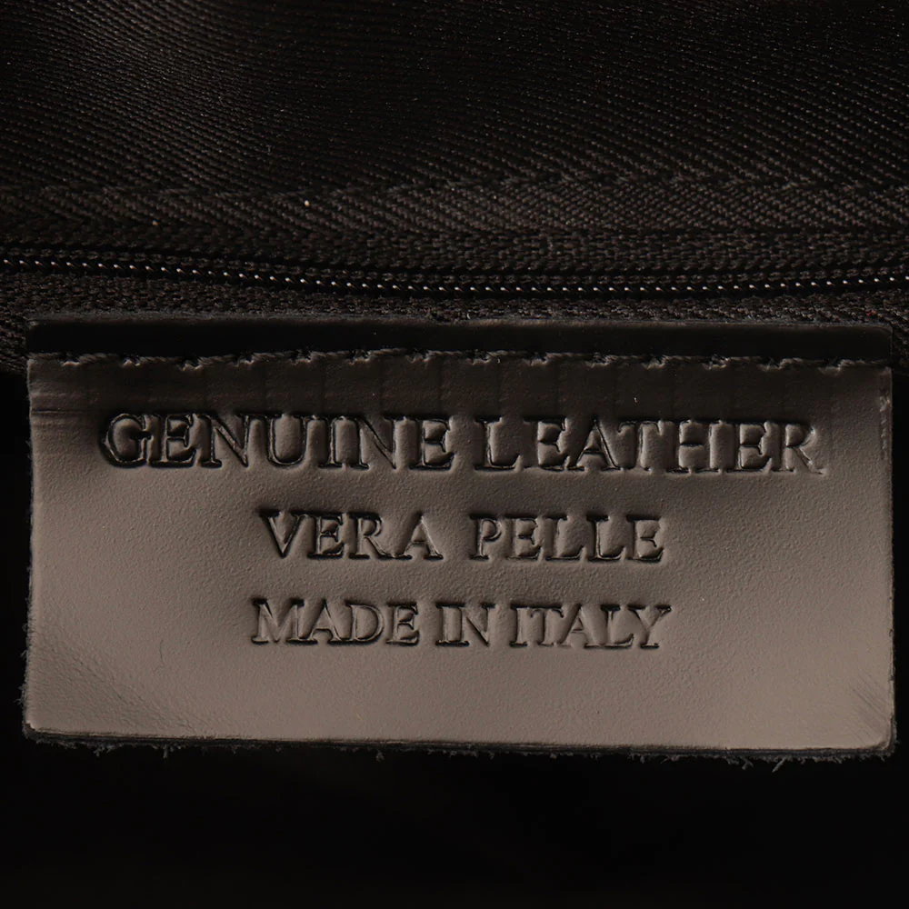 Borsa Secchiello con Tracolla VIAVERDI in Pelle Bordeaux Made in Italy linea Capalbio - Image 9