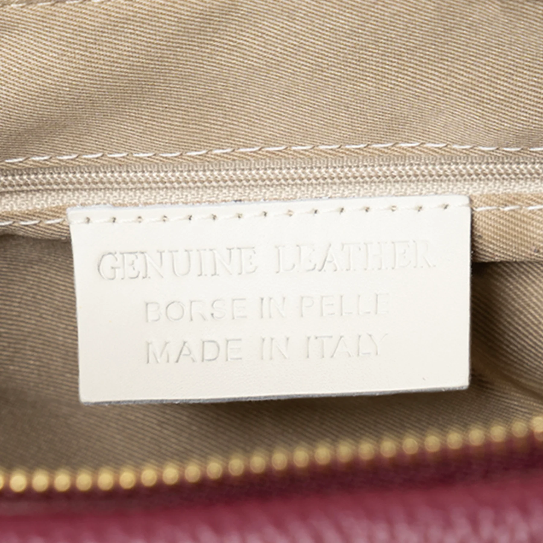 Borsa a Mano con Tracolla VIAVERDI in Pelle Bordeaux Made in Italy linea Castiglione - Image 6