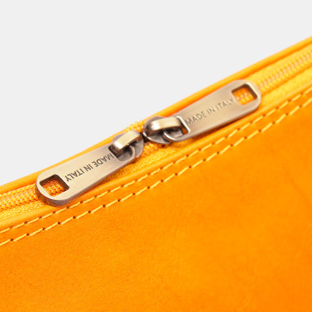 Borsa a Spalla VIAVERDI in Pelle Miele Made in Italy linea Firenze - Image 7