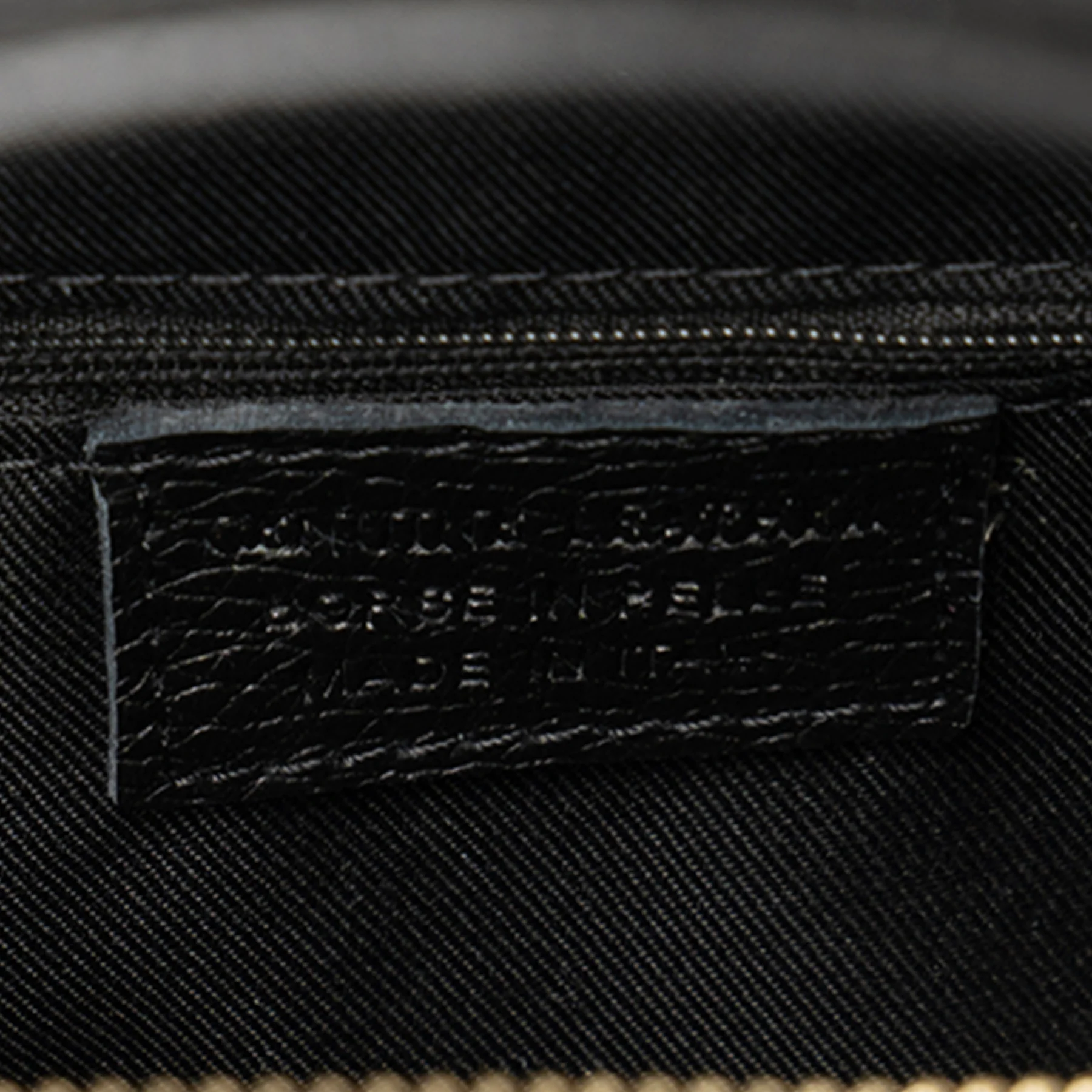 Borsa a Spalla VIAVERDI in Pelle Nera Made in Italy linea Certaldo - Image 10