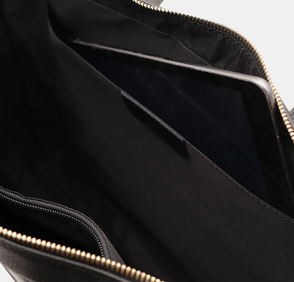 Borsa Business in Pelle Nera VIAVERDI Made in Italy - Porta Pc 15.6 - Image 10