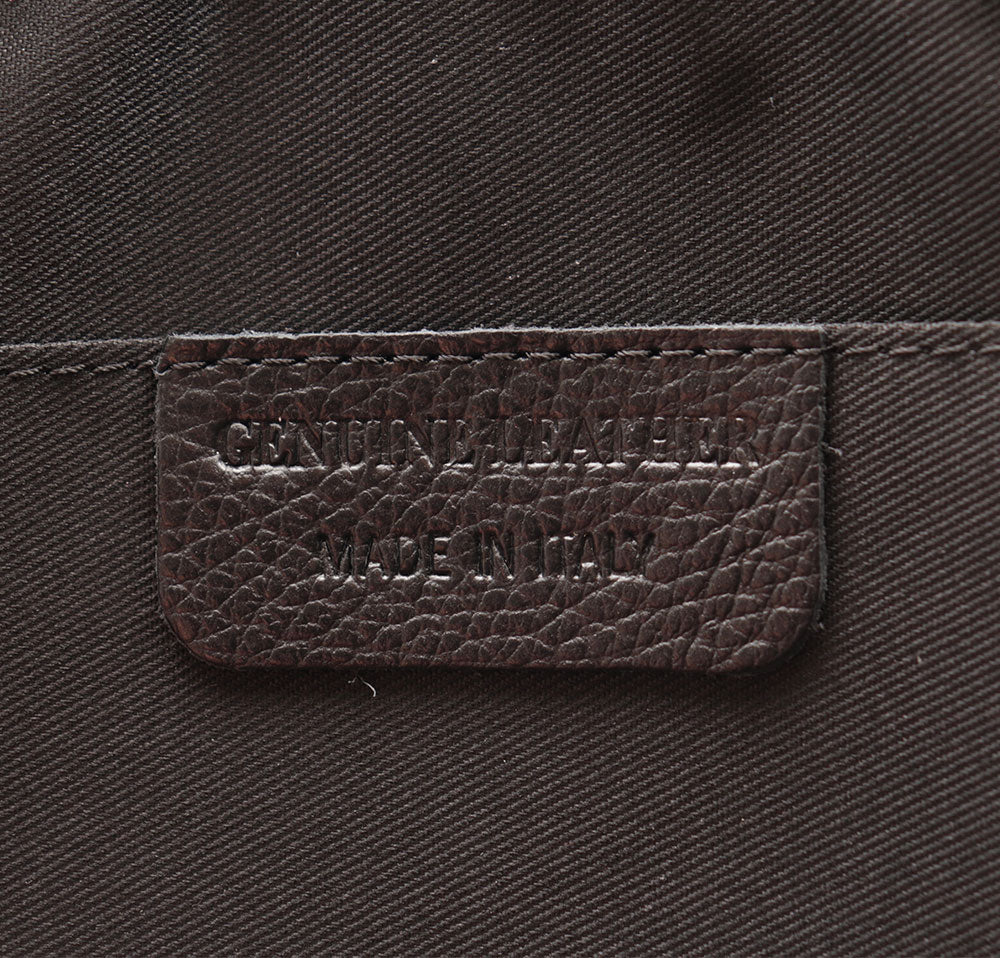 Borsa Business in Pelle Nera VIAVERDI Made in Italy - Porta Pc 15.6 - Image 13