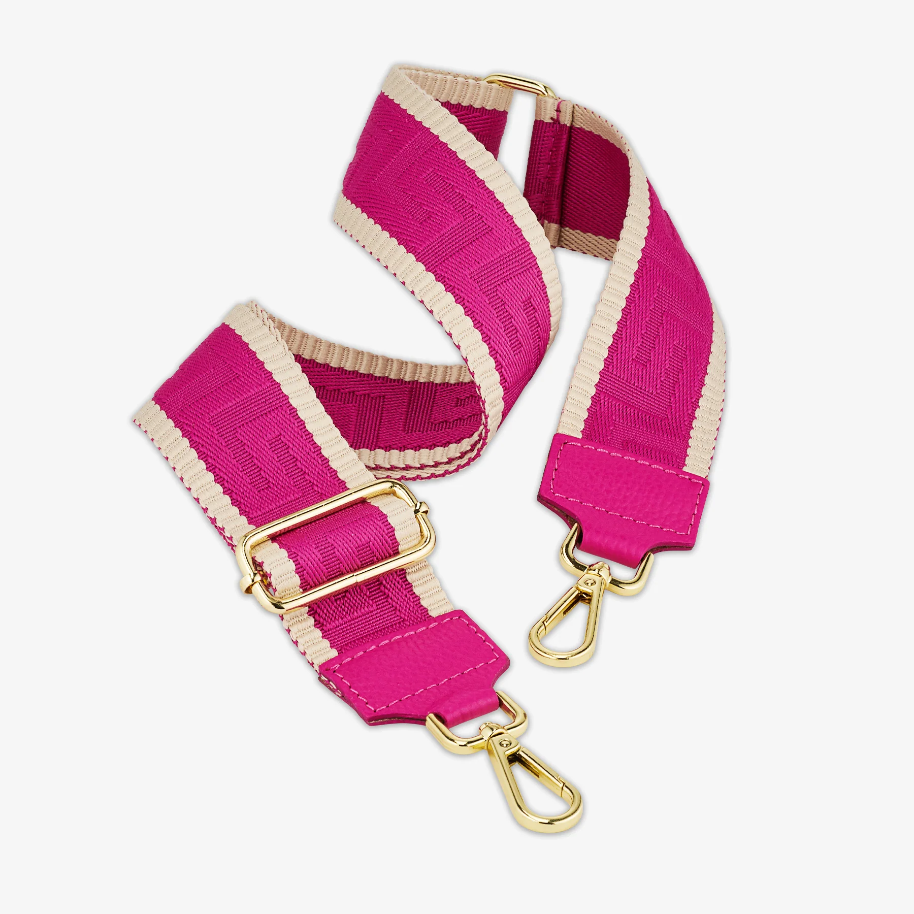 Borsa Camera Bag Media in Pelle Fucsia con Tracolla VIAVERDI Made in Italy - Image 5