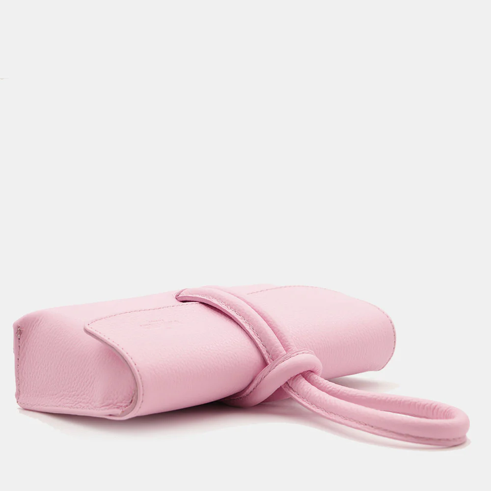 Borsa Clutch a Mano con Tracolla VIAVERDI in Pelle Rosa Made in Italy linea Castiglione - Image 8