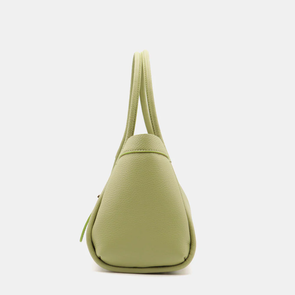 Borsa Donna a Mano VIAVERDI in Pelle Verde Made in Italy linea Cortona - Image 6
