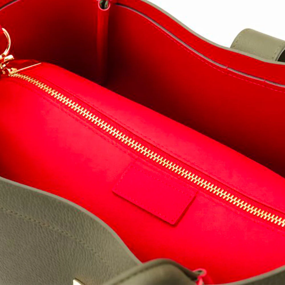Borsa Donna a Spalla VIAVERDI in Pelle Verde Made in Italy linea Cortona - Image 12