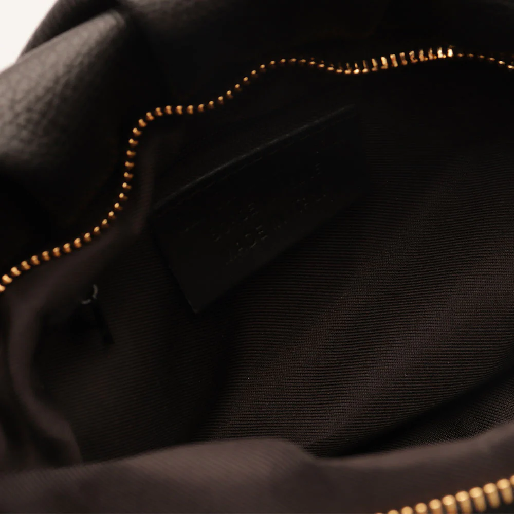 Borsa Hobo a Spalla con Catena VIAVERDI in Pelle Nera Made in Italy linea Monteriggioni - Image 10