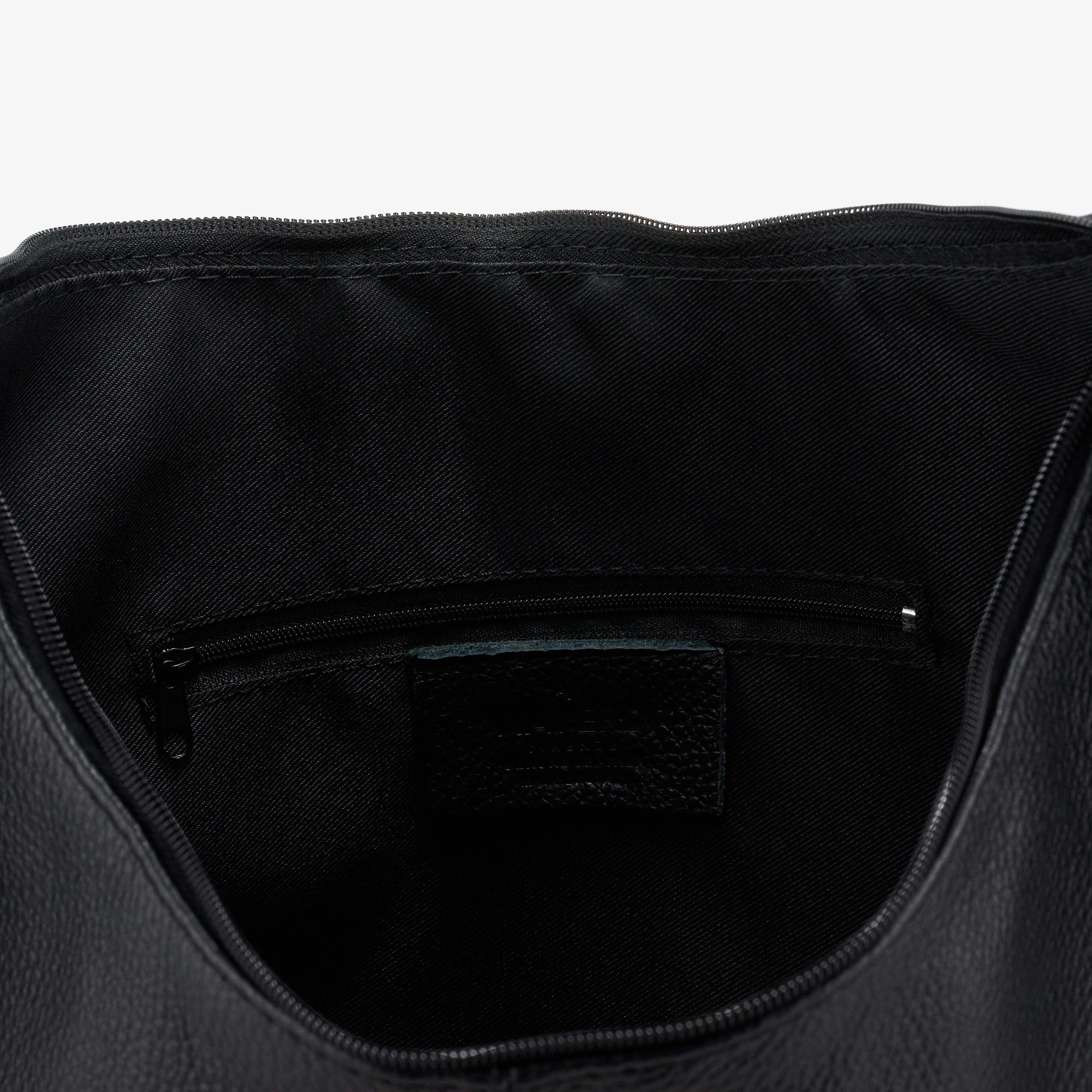 Borsa Hobo in Pelle Nera VIAVERDI Made in Italy - Image 5