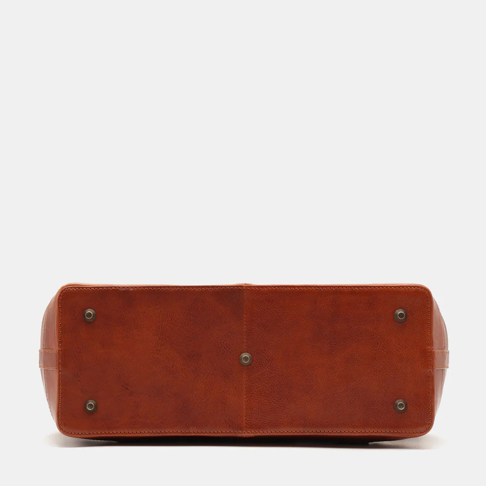 Borsa Medico Classica in Pelle color Cuoio VIAVERDI Made in Italy linea Firenze - Image 12