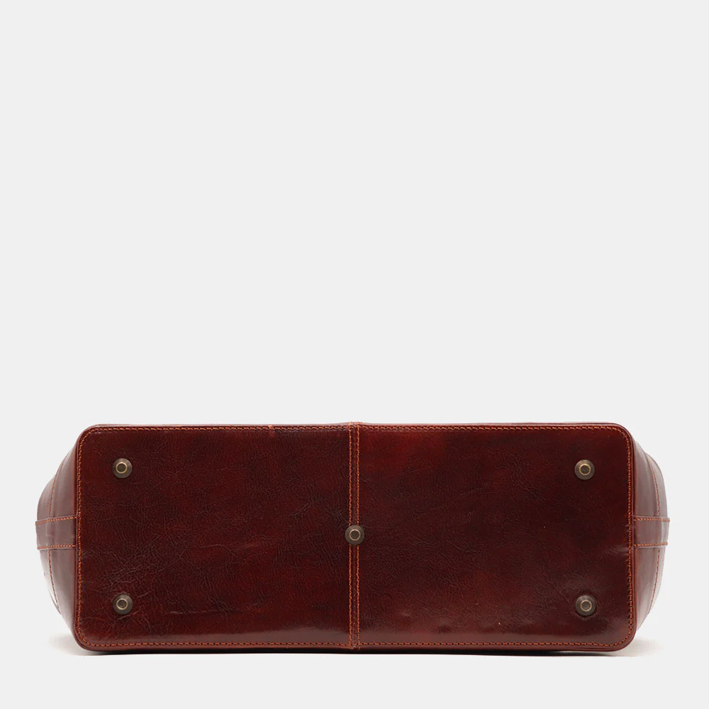 Borsa Medico Classica in Pelle Marrone VIAVERDI Made in Italy linea Firenze - Image 7