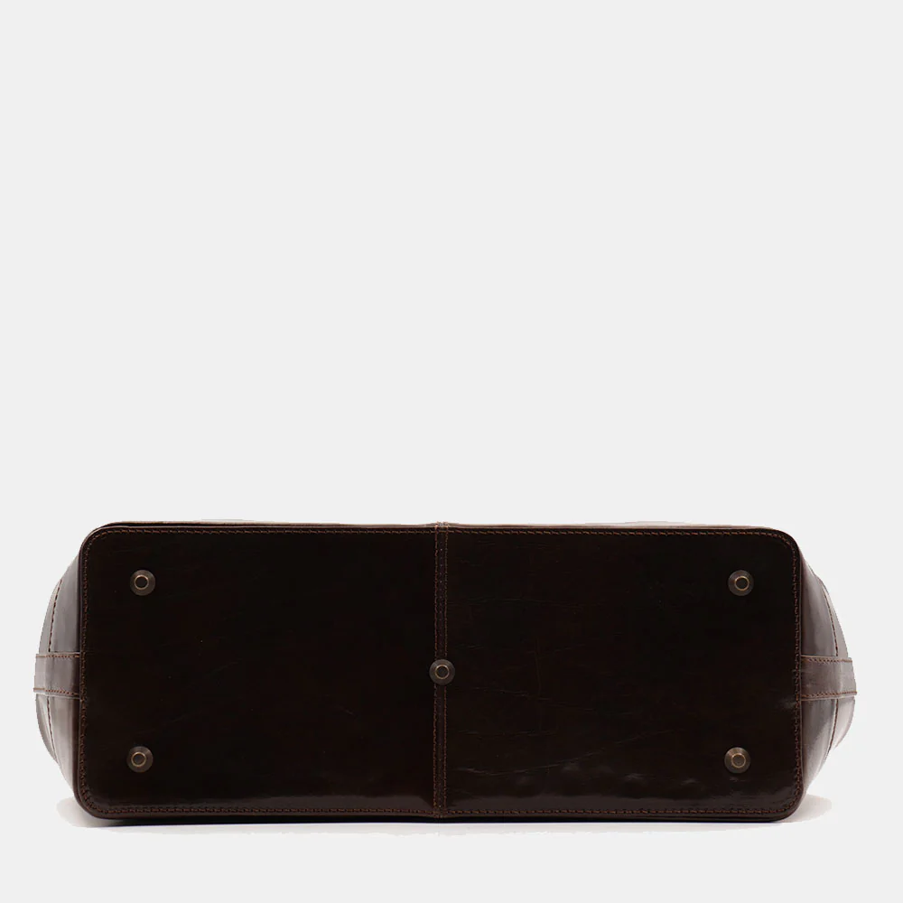 Borsa Medico Classica in Pelle Testa di Moro VIAVERDI Made in Italy linea Firenze - Image 6