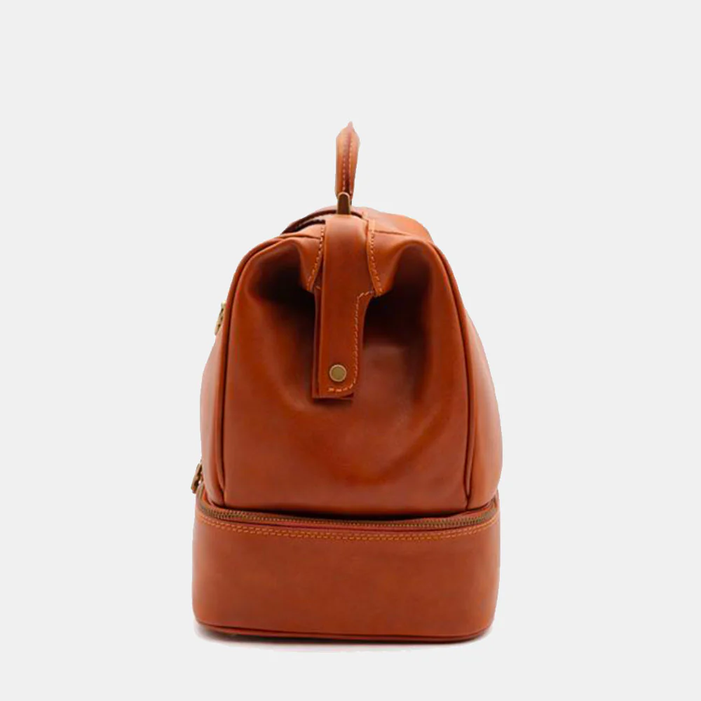 Borsa Medico in Pelle color Cuoio VIAVERDI Made in Italy linea Firenze - Image 5