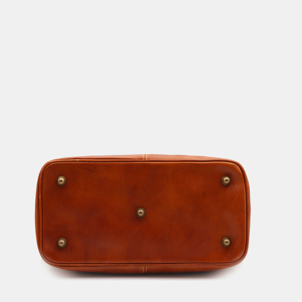Borsa Medico in Pelle color Cuoio VIAVERDI Made in Italy linea Firenze - Image 6