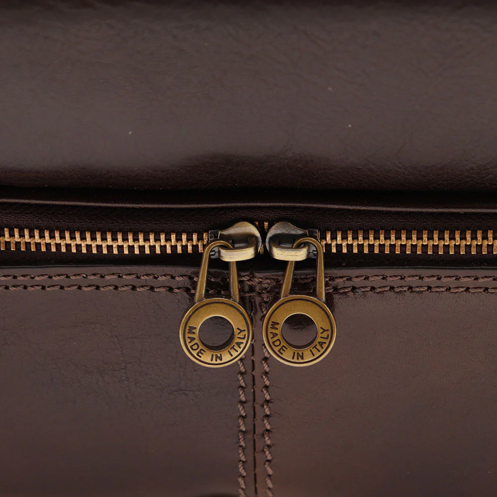 Borsa Medico in Pelle Testa di Moro VIAVERDI Made in Italy linea Firenze - Image 13