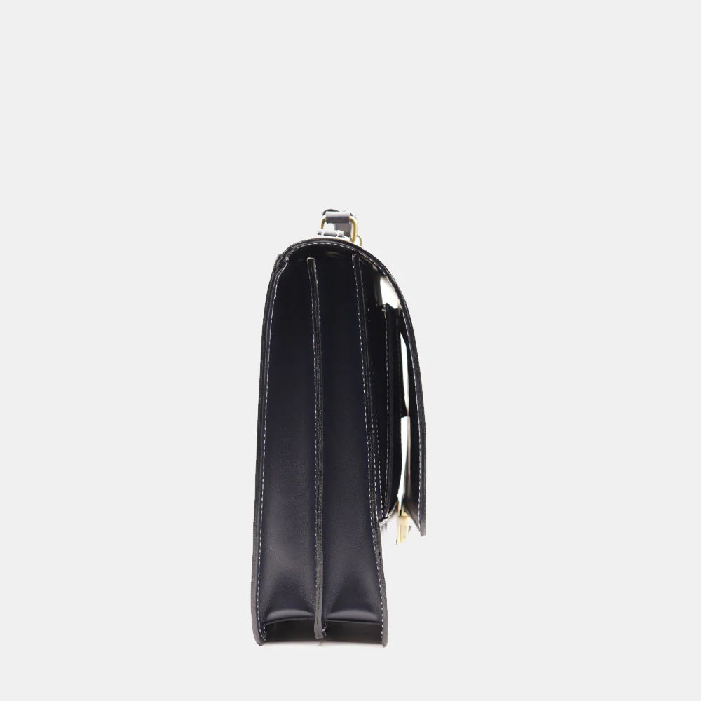 Cartella in Pelle Blu VIAVERDI Made in Italy - 2 Soffietti porta Pc 15.6 - Image 9
