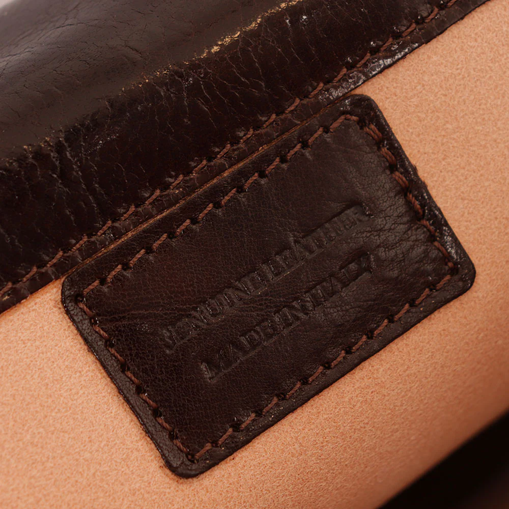 Cartella in Pelle Marrone VIAVERDI Made in Italy Linea Firenze a 3 Soffietti Pc 15.6 - Image 10
