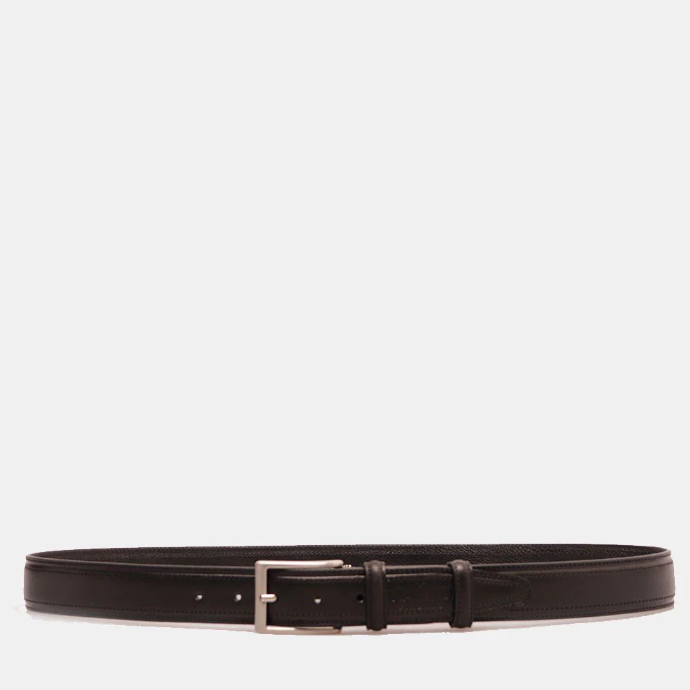 Cintura Uomo in Pelle Nera VIAVERDI Made in Italy linea Firenze - Image 3