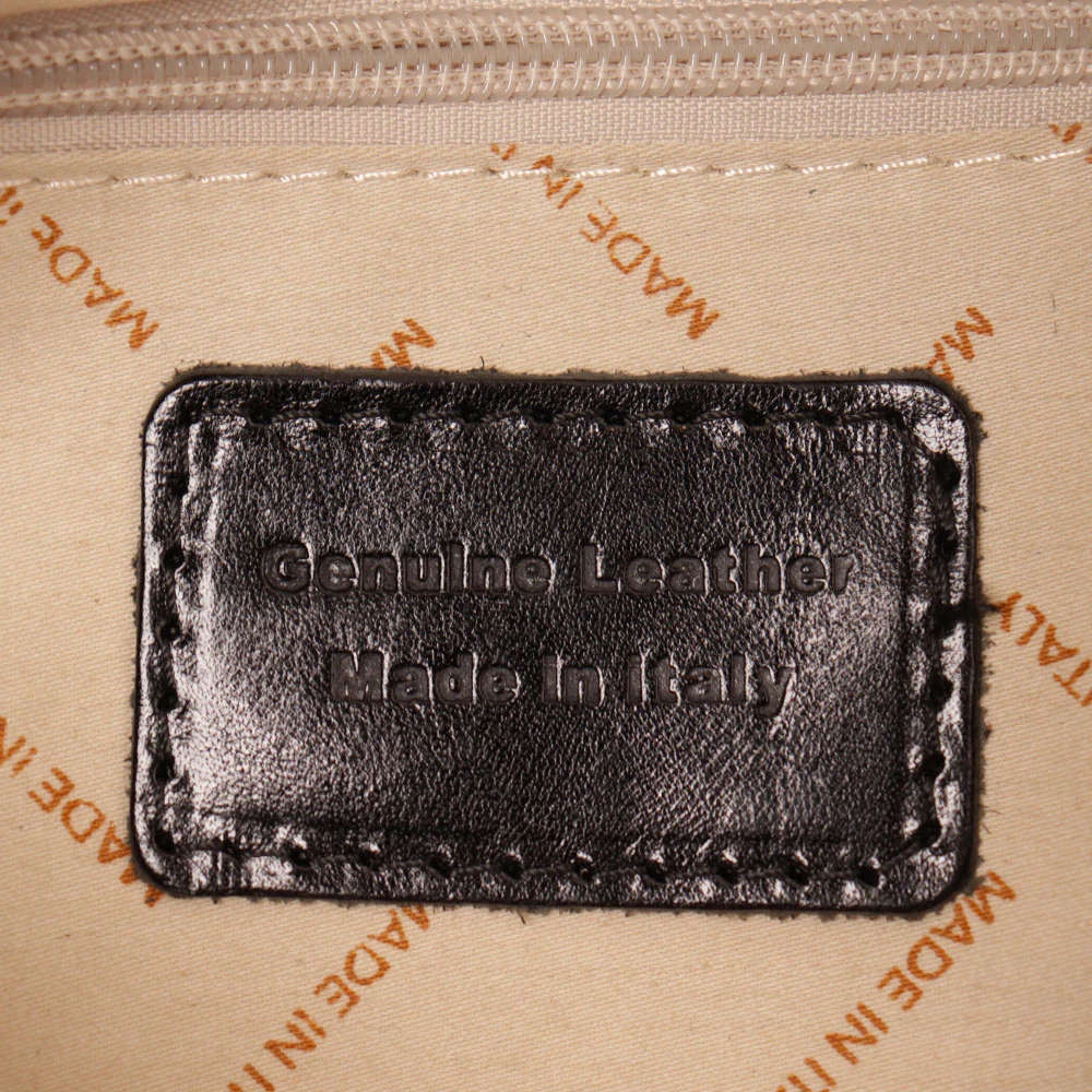 Marsupio in Pelle Nero VIAVERDI Made in Italy linea Firenze - Image 11