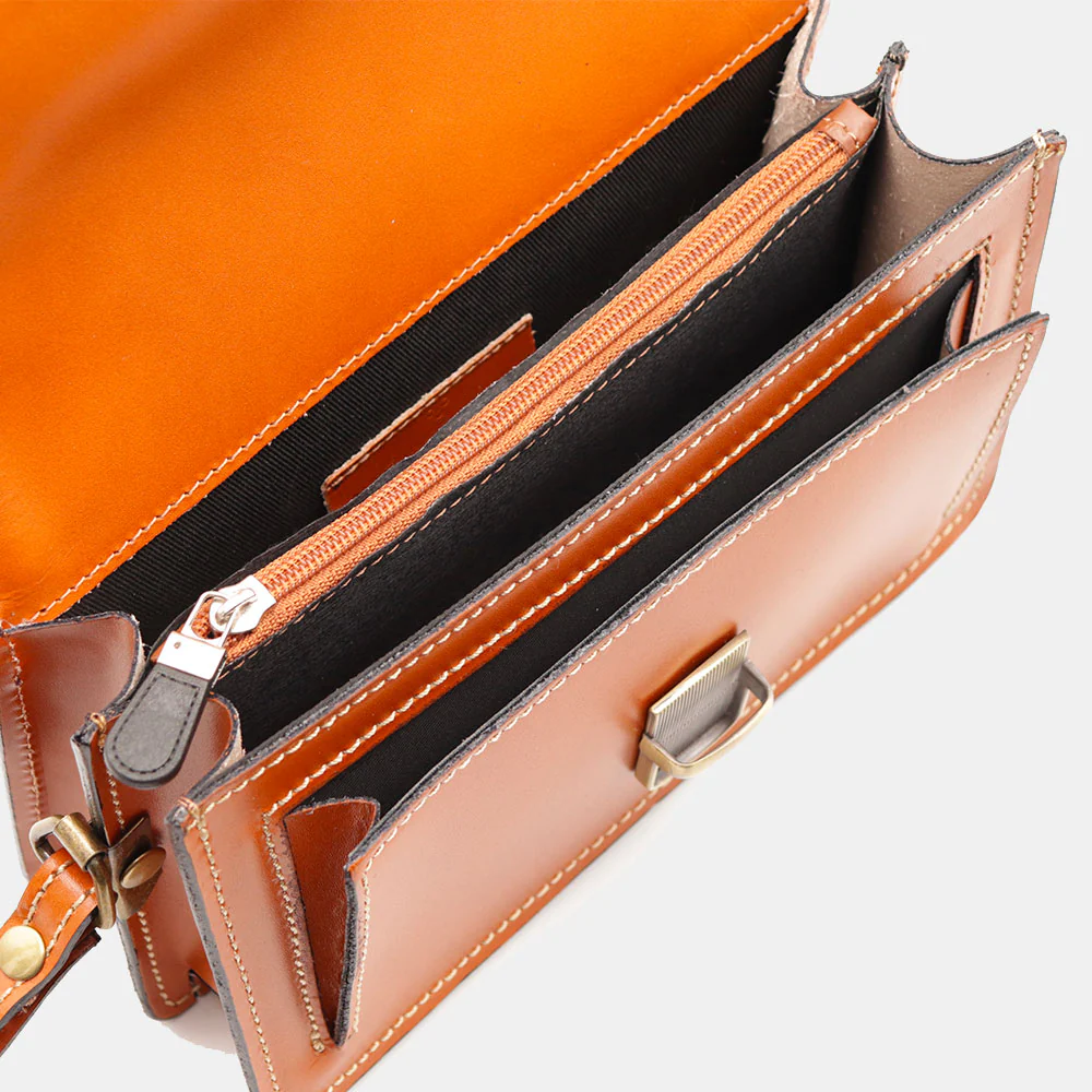 Beauty Uomo VIAVERDI Made in Italy in Pelle color Cuoio - Image 6