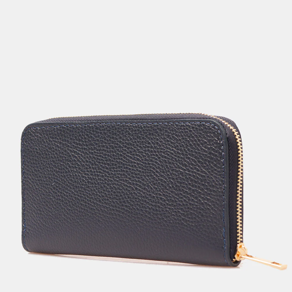 Portafoglio Donna Zip Around in Pelle Blu VIAVERDI Made in Italy - Image 7