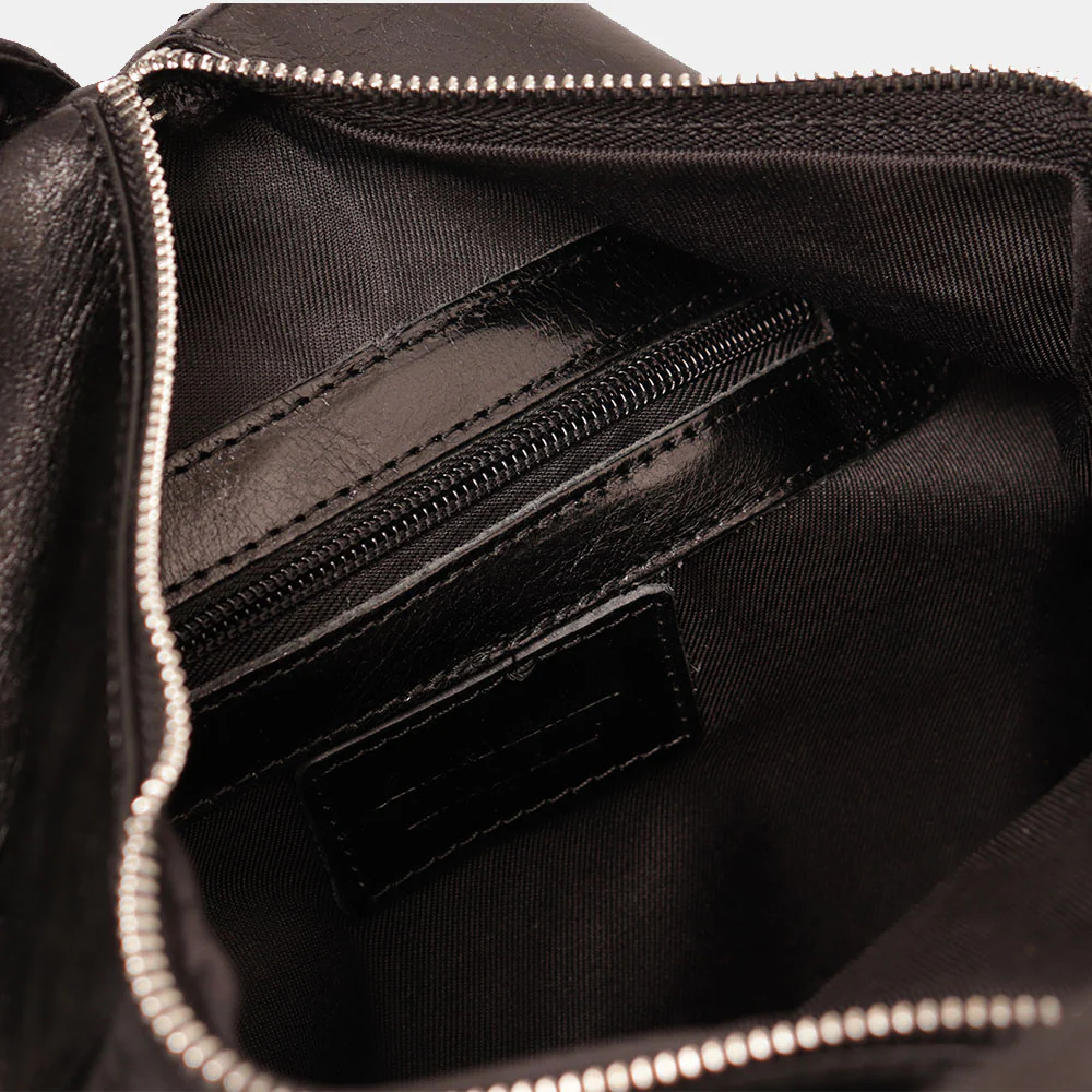 Zaino Donna VIAVERDI in Pelle Nera Made in Italy linea Firenze - Image 8